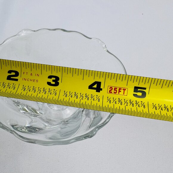 Heisey Waverly Vintage Footed Open Sugar Bowl & Creamer Set Elegant Clear Glass - Picture 9 of 10